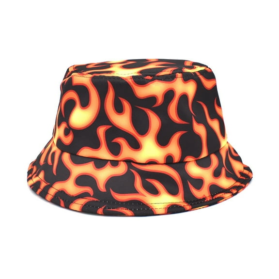 Bucket Hat Sun Hat Foldable Print Cotton Fisherman Hat Bucket Hat Unisex Bucket Sun Hat Outdoor