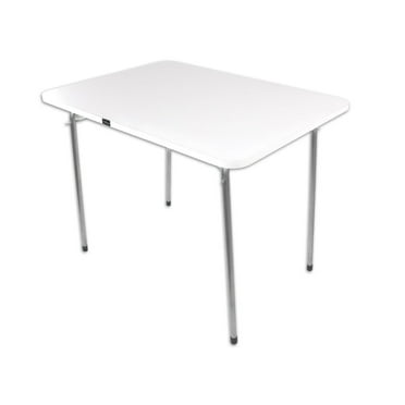 OMAC Folding Table Portable Indoor Outdoor BBQ Picnic Party Large White Camp Table