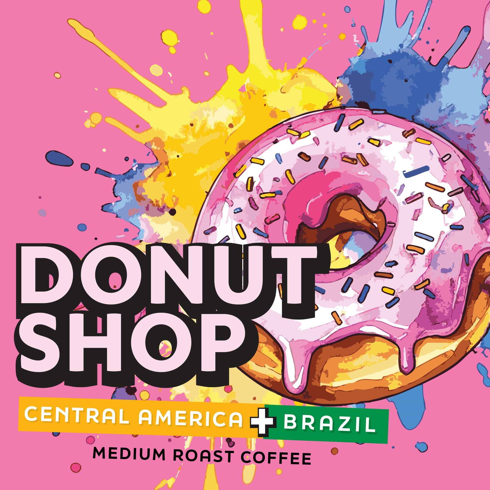 Java Factory Medium Roast Donut Shop Coffee Pods for Single-Serve Coffee Brewers, 80-Pack