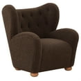 thumbnail image 5 of Safavieh Galloway  Wood Accent Chair in Brown / Natural, 5 of 7