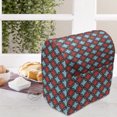 thumbnail image 3 of Geometrical Stand Mixer Cover, Abstract Concept Red and Blue Dotted Stars Ornaments in Repeating Style, Kitchen Appliance Organizer Bag Cover with Pockets, 5 Quarts, Multicolor, by Ambesonne, 3 of 4