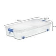 thumbnail image 3 of Sterilite 62 Liter Ultra™ Wheeled Underbed Storage Box, 3 of 4