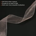 thumbnail image 4 of Cinta de organza transparente de 4 cm y 50 yardas de Uxcell para envoltura de regalos, plata, 4 of 6