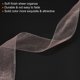 thumbnail image 4 of Cinta de organza transparente de 4 cm y 50 yardas de Uxcell para envoltura de regalos, plata, 4 of 6