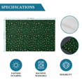 thumbnail image 6 of Green Black Placemats Set of 8, Elegant Modern Abstract Art Luxury Placemats for Dining Table, Place Mats for Kitchen Tabletop, Waterproof Wipeable Dining Table Mats Set, 6 of 9