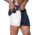 thumbnail image 1 of Pantalones Cortos Fitness 2 en 1 Hombre Hombres 2-en-1 Entrenamiento Pantalones cortos para correr D Meterk Pantalones Cortos Fitness 2 en 1 Hombre, 1 of 2