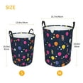 thumbnail image 4 of Uemuo Colored Balloons Pattern Circular Laundry Hamper Basket with handles,Collapsible laundry basket,Large capacity laundry hamper,Laundry Organizer-Medium, 4 of 8