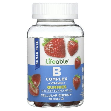 Lifeable Men's Multivitamin Gummies, Sugar Free, Natural Strawberry, 60 Gummies