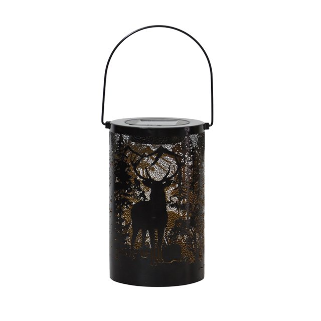 Scene Solar Light Hollow Out Deer Animal Pattern Suitable For Garden Patio Balcony Path Solar Light