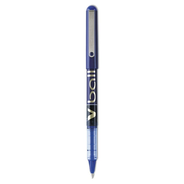 Bolígrafo PILOT VBall punta fina tinta azul, paquete de 12