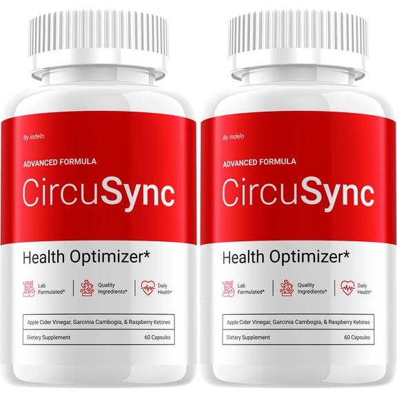 CircuSync Capsules – Circu Sync Pills Natural Blend Glycogen Support, 2 Pack, 120 Capsules