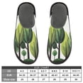 thumbnail image 5 of IAUYY Memory Foam House Slippers Suitable for Both Men and Women. Comfortable, Anti-Slip Plush Flat-Bottomed Slippers The Best Holiday Gift Green Tree Collage, 5 of 9
