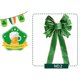 thumbnail image 3 of Xihbxyly Lazos para El Día de San Patricio, Lazo Verde Brillante, Tamaño Grande, Decoración para Corona de Puerta Principal, Adornos para Árbol de Navidad, Fáciles de Colgar, Reutilizables, 53 X 26 C, 3 of 3
