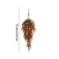thumbnail image 3 of Artificial Eucalyptus Hanging Vines Set of 2 31.5 Inch Faux Greenery Swag Fall Decor UV Resistant Plastic Trailing Leaves for Wedding Arch Porch Railing Indoor Outdoor Wall Home Decoration, 3 of 6