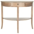 thumbnail image 3 of SAFAVIEH Alex Solid Nautical Demilune Console with Storage Drawer, Red Maple, 3 of 5