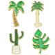thumbnail image 1 of 4pcs Adorable Tree Shape Brooches Fashion Breastpins Simple Clothes Accessories, 1 of 4