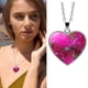 thumbnail image 4 of Ganfancp Sistema Solar Galaxia Doble Cara Cristal Universo Corazón Colgante Collar Rebajas Hoy Liquidación 1 Collar, 4 of 6