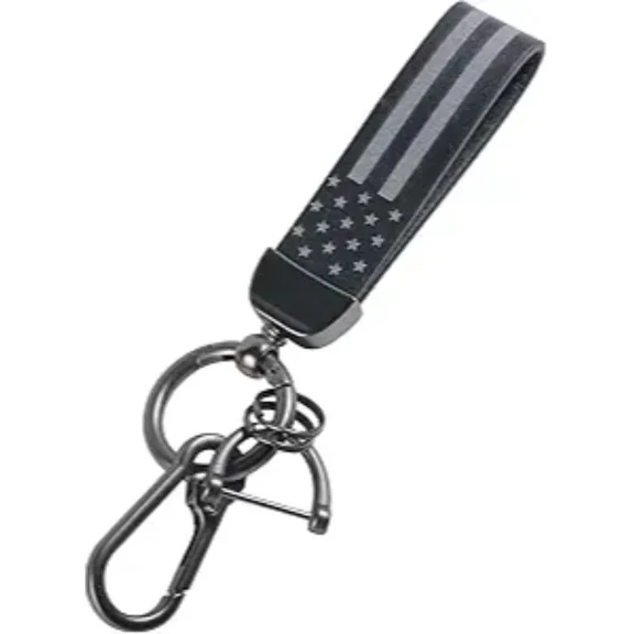 Key Chain, Accessories Flag Key Chains With Anti-Lost D-Ring, Cool Keychains, Fi