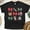 Black, variant on Winter School Theme Shirt – Cute Bows, Apple, Books & Coffee Mug Design, White, Size S
