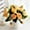 Orange, variant on ZOELNIC 3PACK Artificial Flowers Silk Peony Rose Real Touch Fake Flowers Single Stem with 5 Heads Vintage Bouquet for Home Wedding Party Decoration Pink & Rose