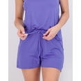 thumbnail image 4 of 3 Pack: Women's Cami Top and Short Pajama Set Sexy Soft Pajamas for Women (Available in Plus Size), 4 of 6
