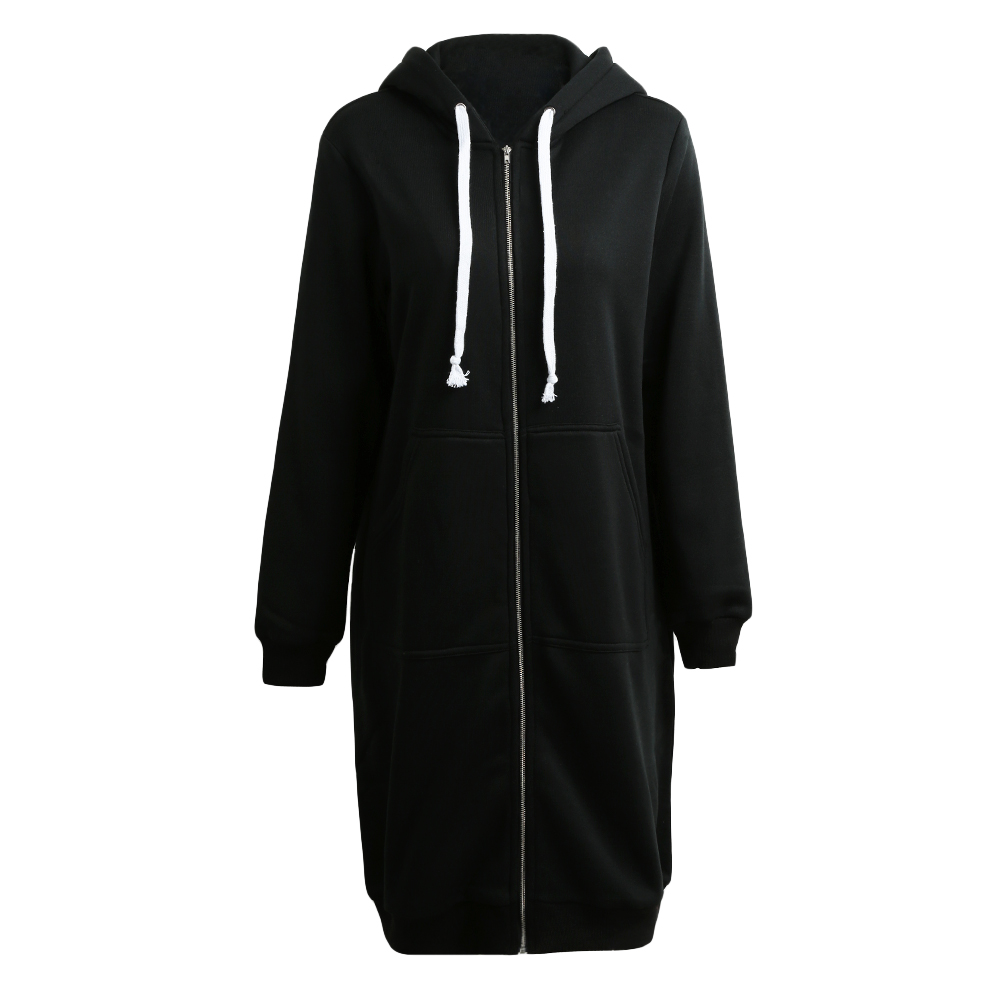 New Fashion Women Hoodie Long Hooded 