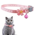 thumbnail image 6 of Adorable Cat Collar with Bow, Cute Kitten Collars for Girl Cats Pink Cat Bows & Accessories Breakaway Safety Cat Bowtie Collar, 6 of 6