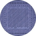 thumbnail image 1 of Ahgly Company Indoor Round Persian Blue Traditional Area Rugs, 6' Round, 1 of 4