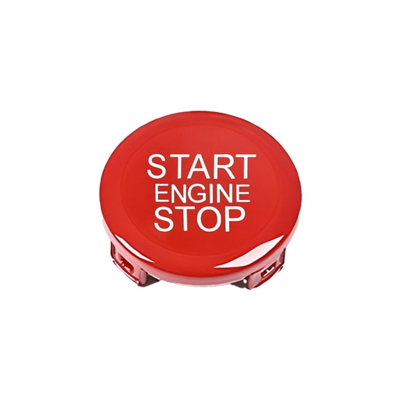 Red Engine Start Stop Switch Button Trim For Alfa Romeo Giulia Stelvio 2017-2022