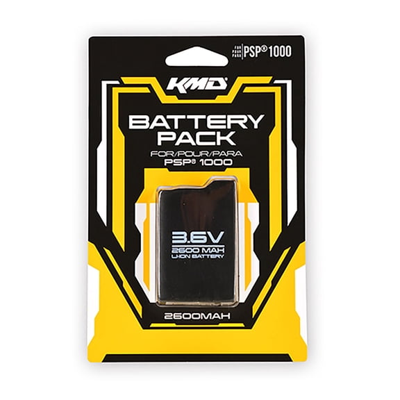 PSP 1000 - Battery - Rechargeable Pack - 3.6V 2600 mAh (KMD)