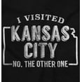 thumbnail image 2 of I Visited Kansas City Funny Souvenir Plus Size Crewneck Graphic Tee Shirt Brisco Brands 2X, 2 of 4