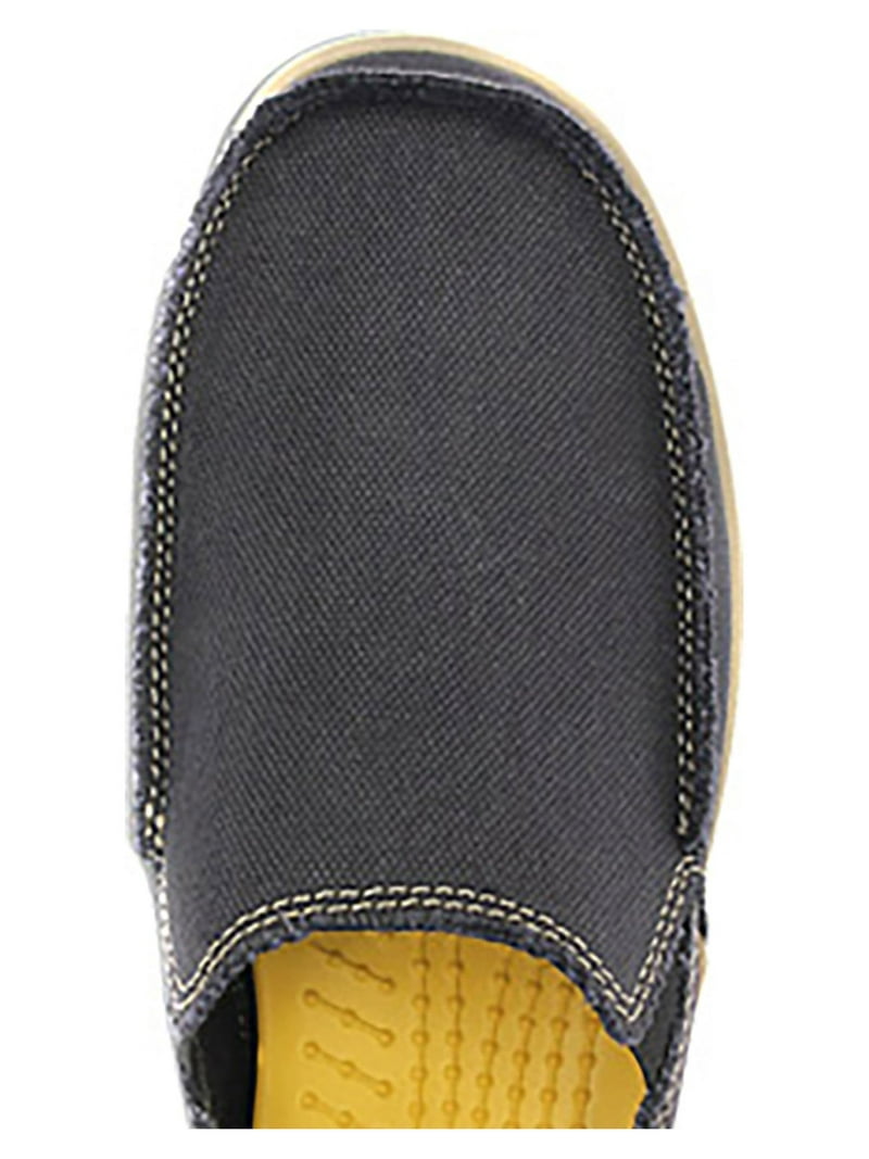 Crocs Santa Cruz Convertible Loafers Navy Canvas Men\'s 10 Comfort Slip On Crocs Santa Cruz Convertible Slp M, Mens Loafer, Navy  main image 2