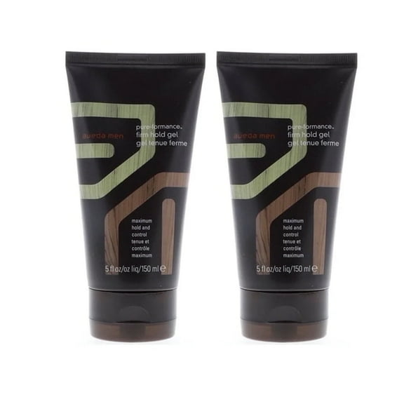 Aveda Men Pure-Formance Firm Hold Gel for Maximum Hold and Control 5 oz (Pack of 2)