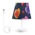 thumbnail image 2 of Rainbow and Hearts LED Desk Lamp Table Lamp USB Bedside Nightstand Small Lamp for Bedroom Living Room Kids Room, 2 of 8