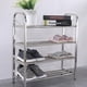 thumbnail image 5 of Estante de zapatos de 4 niveles Torre de zapatos de metal 16-20 pares Unidad de organizador de almacenamiento de zapatos Estante de entrada Gabinete apilable con 4 niveles Estantes metálicos Baoblaze zapateros de acero inoxidable, 5 of 8