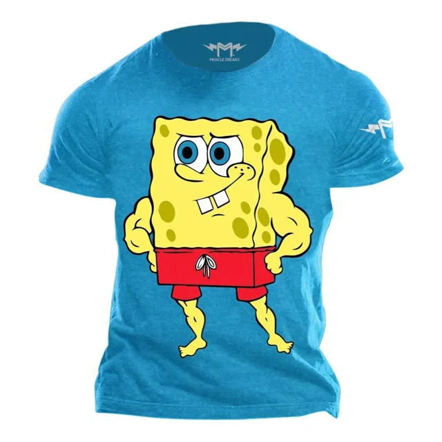 T-shirt Muscle Freaks Bob Esponja