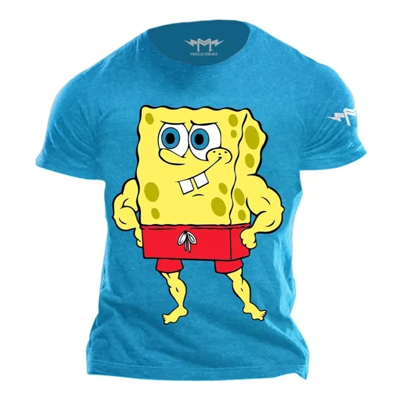 T-shirt Muscle Freaks Bob Esponja