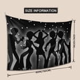 thumbnail image 3 of Fun Disco Eighties Style Tapestry, Dark Dancing Wall Hanging Tapestries Dorm Room Home Decor, 60" x 40", 3 of 7