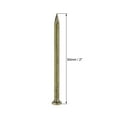 thumbnail image 3 of Uxcell 50mm / 2" Wall Cement Nail Carbon Steel Electroplating Bronze 20 Pack, 3 of 5
