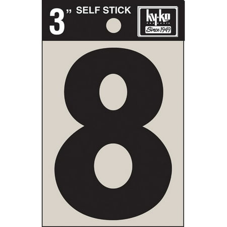 Hy-Ko Sticker House Number (Set of 10)