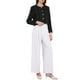 thumbnail image 2 of CHAQUETA BLAZER CROP DE TWEED SIN COLLAR Y CON BOTONES PARA MUJERES INSPIRADA EN CHIC 2XL NEGRO, 2 of 4