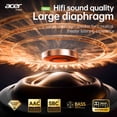thumbnail image 4 of Acer Open-Ear Headphones - Adjustable Ear Hooks, Ultra-Comfort Fit & Easy to Pair, Stereo Sound, Clear Calls, Bluetooth 5.4 Wireless Earbuds Waterproof, Orange, 4 of 9
