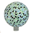 thumbnail image 2 of Home & Garden Green Petals Gazing Ball Glass Reflects Sunlight 84G3372, 2 of 3