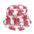 thumbnail image 3 of Chapeau Bob pour Extérieur Léger Réglable Grand Bord Design Imprimé Britannique Accessoires de Mode Décontractée d'Été, 3 of 3