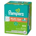 Pampers Baby Wipes Multi-Use Refreshing Botanical Rain 9X Flip Top