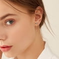 thumbnail image 6 of Jdesun Ball Post Earrings with Loop, 40pcs 4mm Hypoallergenic Stainless Steel & Silicone Earring Studs & Backs, 4 Colors, 6 of 7