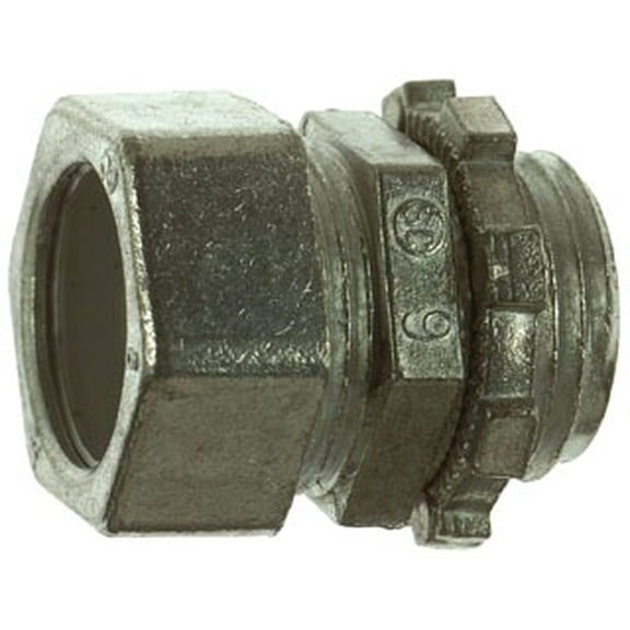 Steel City TC212-SC, 3/4"", Non-Insulated, Compression Conduit Connector, 1pc