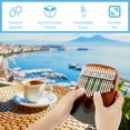 thumbnail image 2 of Kalimba Thumb Piano 17 Keys Portable Finger Piano with Tuning Hammer Finger Cover Wooden Creative Kalimba Thumb Piano Musical Instrument Birthday Gift for Kids Adults Beginners, 2 of 8