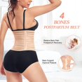thumbnail image 3 of Eleady Postpartum Waist Trainer Maternity Belly Band Wrap for Pregnancy C Section Recovery Support Belt Tummy Control Body Shaper Girdle for Women(Beige XX-Large), 3 of 7