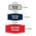 thumbnail image 2 of Signs ByLITA Fancy Drying Room Sign (Navy Blue/Gold) - Large, 2 of 5